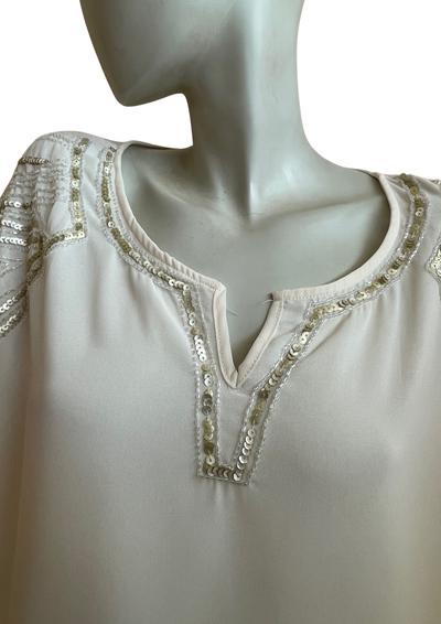 🌟 Blouse chic brodée Taille 42 🌟