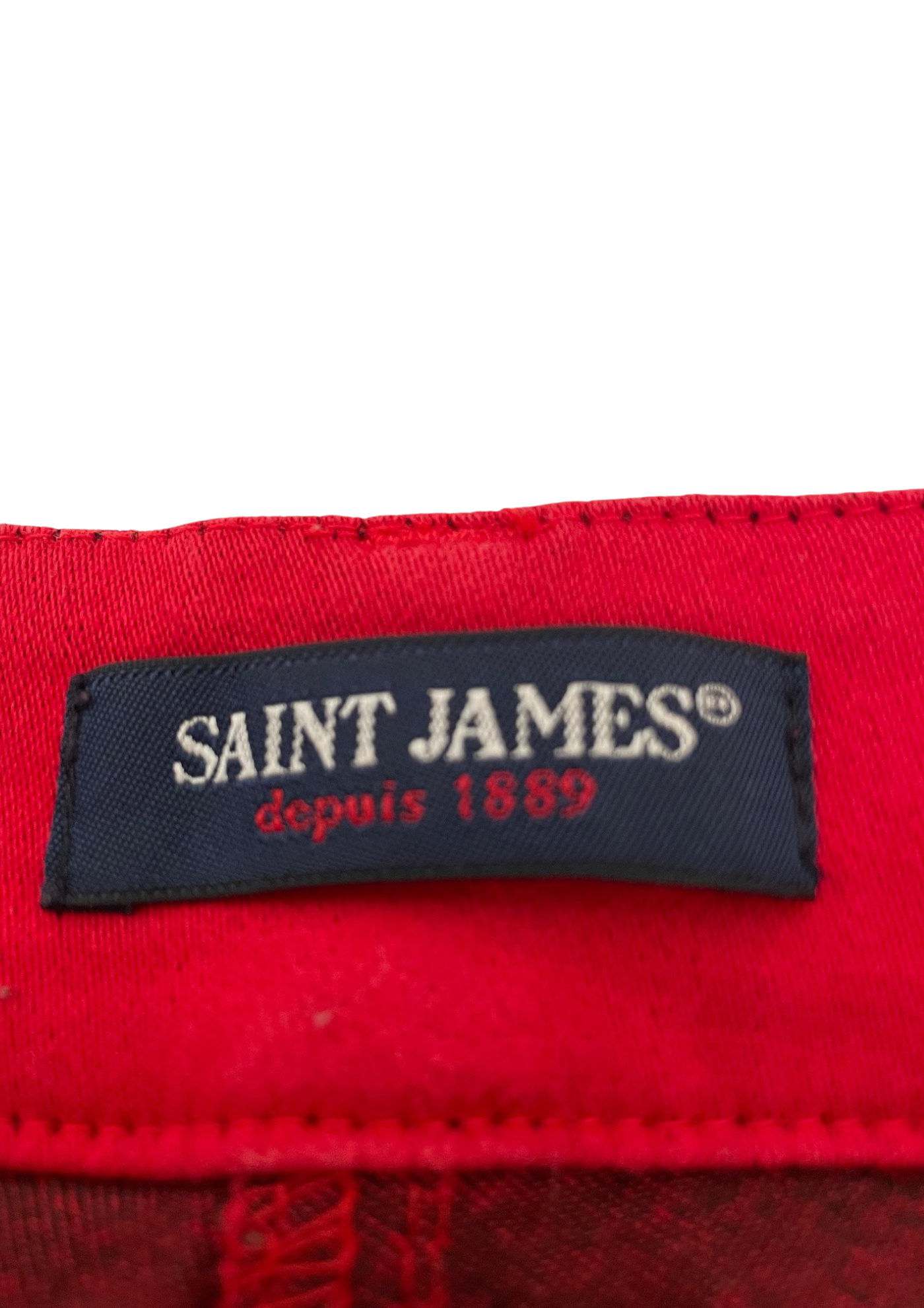 🔴 Pantalon rouge – Coupe droite – Taille 40
