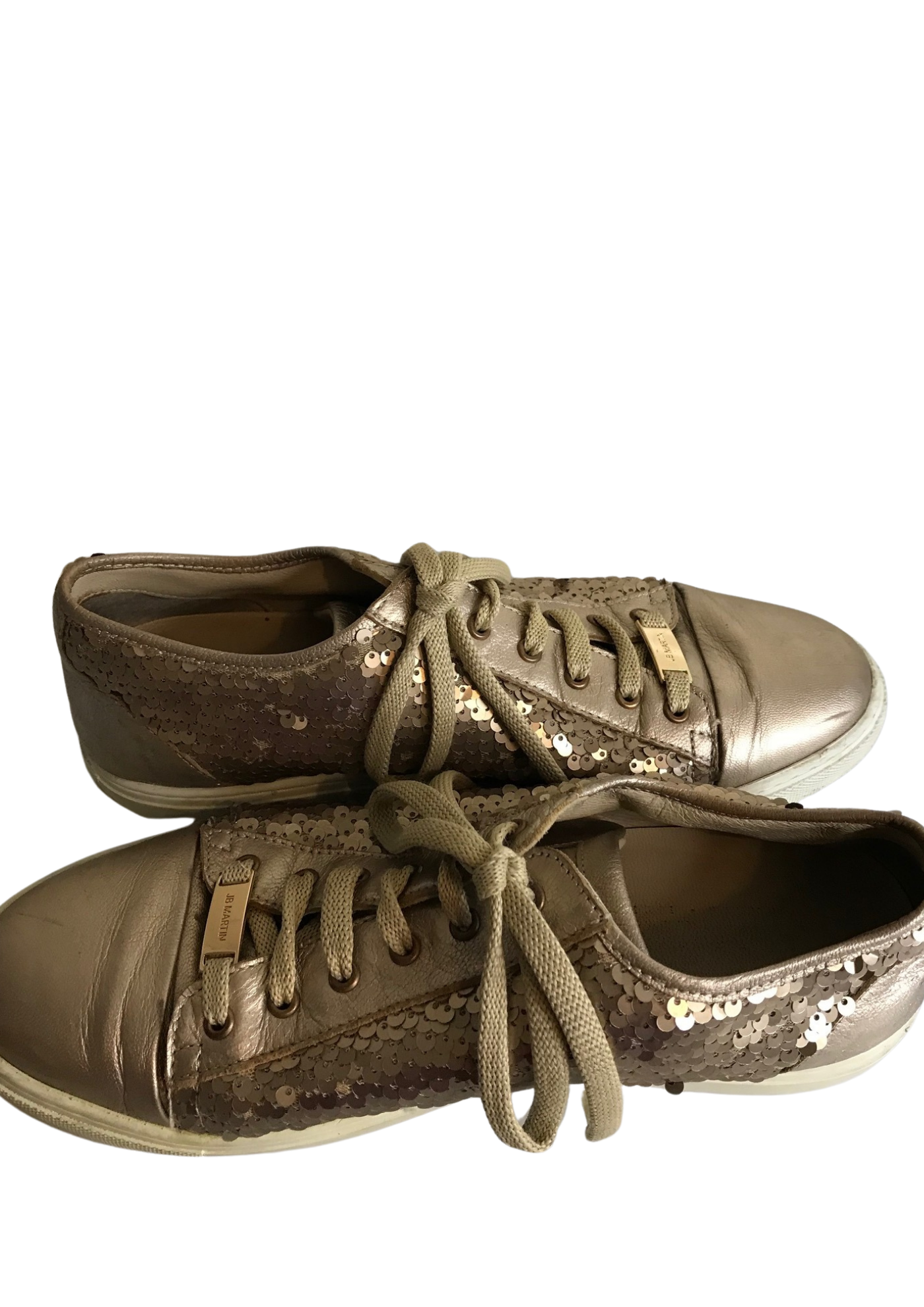 🌟 Baskets dorées à paillettes Pointure 38 🌟