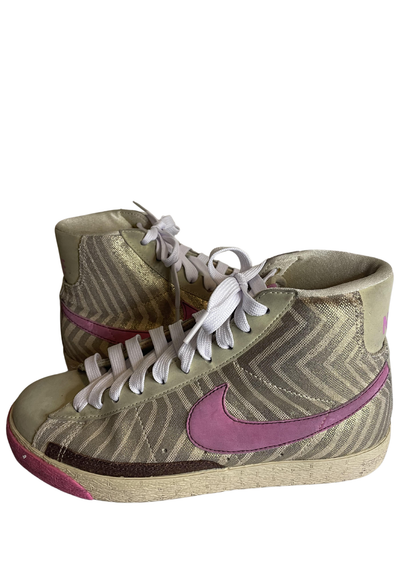 Baskets dorées et roses Pointure 38