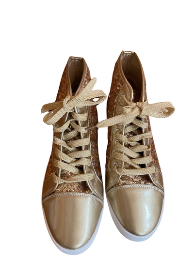 🌟 Baskets dorées à paillettes Pointure 40 🌟