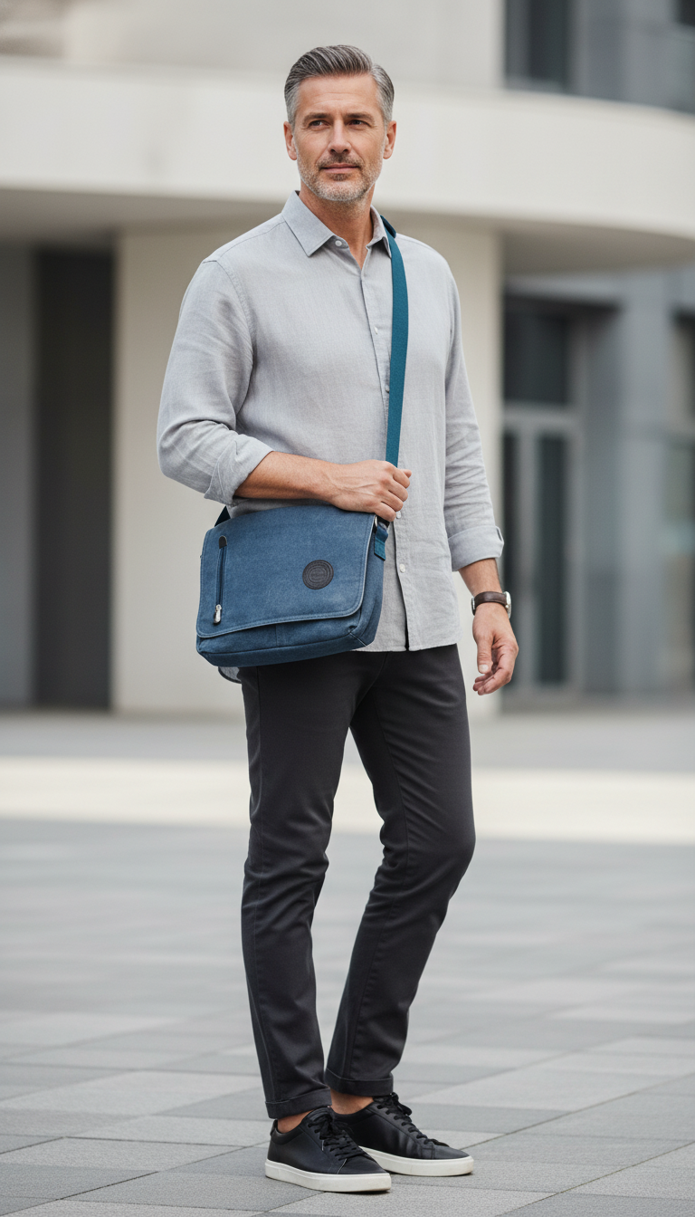 👜 Besace en jean bleu – Style casual 💙