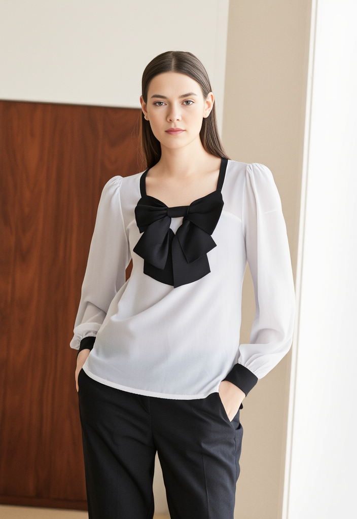🎀 Élégante blouse blanche Taille 38 🎀