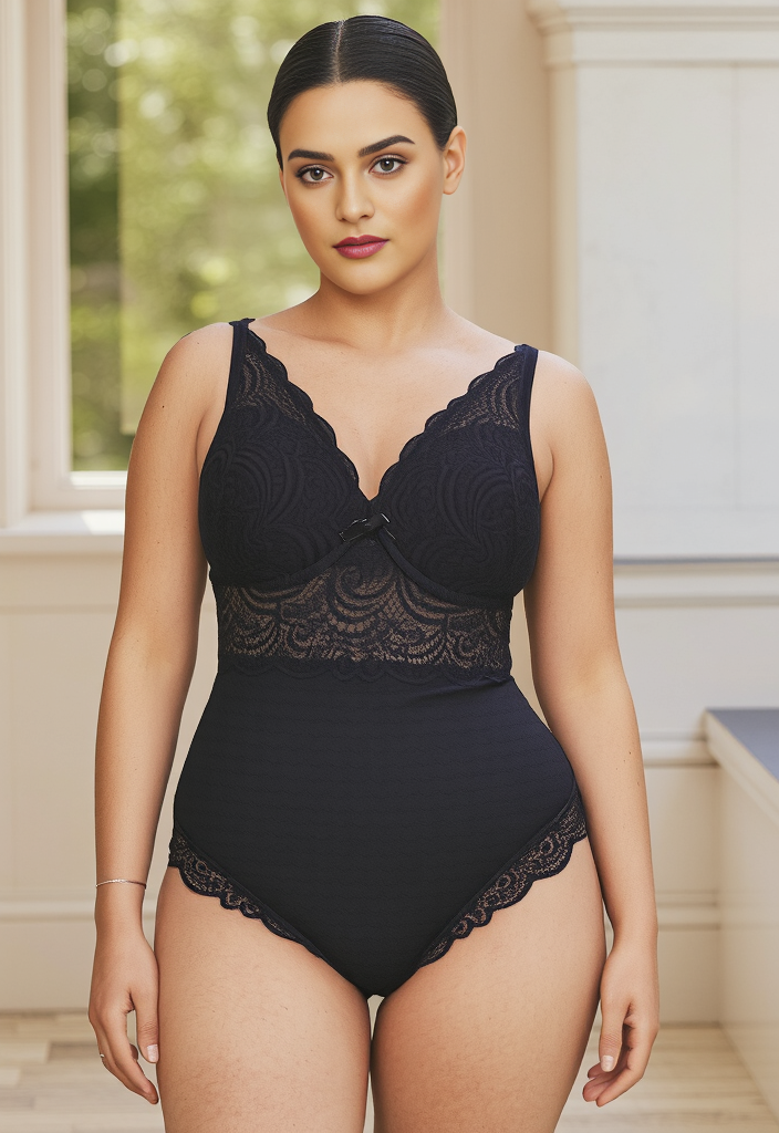 🖤 Body en dentelle noir 90 E (Neuf) 🖤