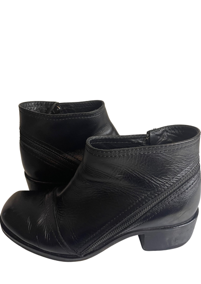 🖤 Bottines en cuir noir Pointure 37 🖤