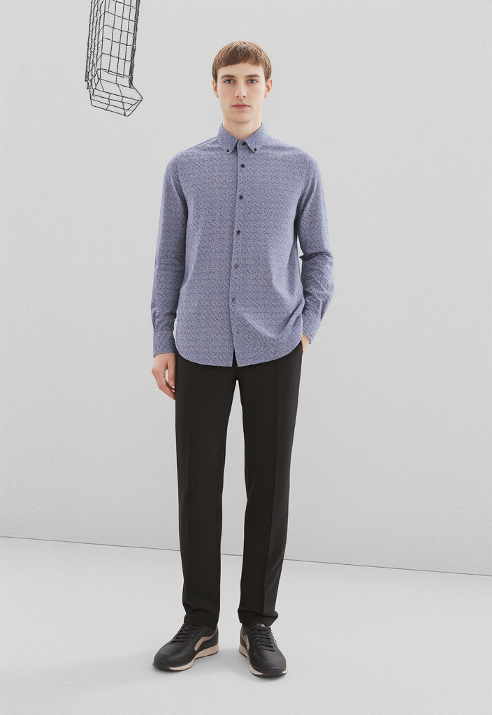 🌀 Chemise à motifs Taille M🌀