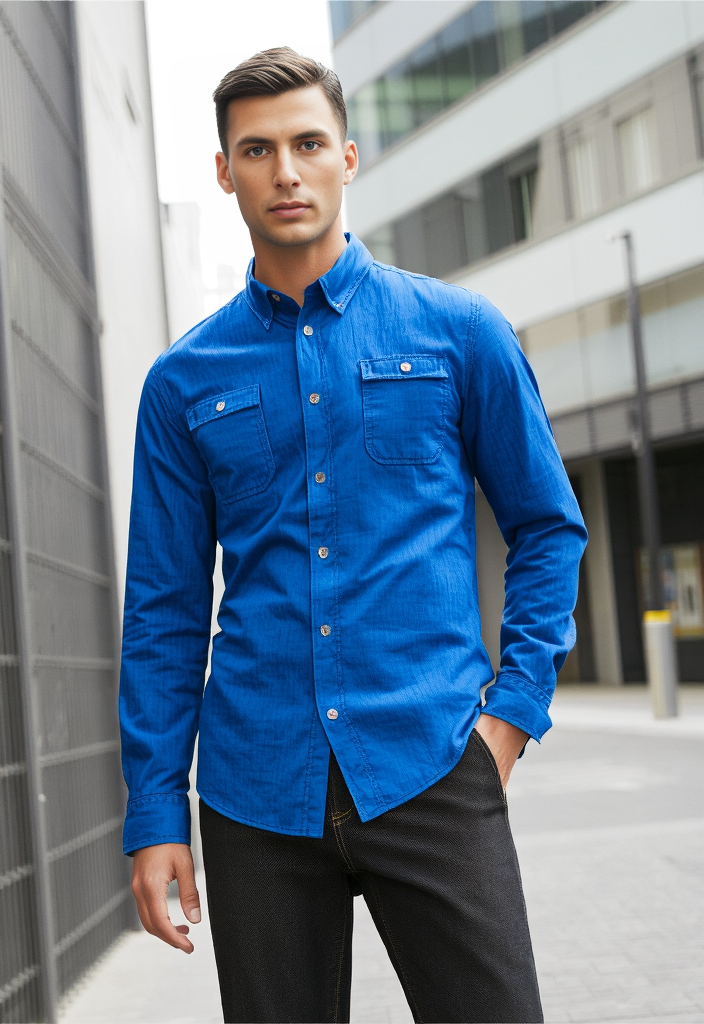 💥 Chemise bleue Taille M 💥