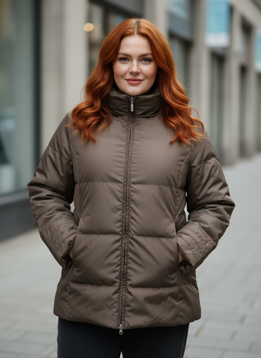 ✨Doudoune Marron – Taille 42 💎