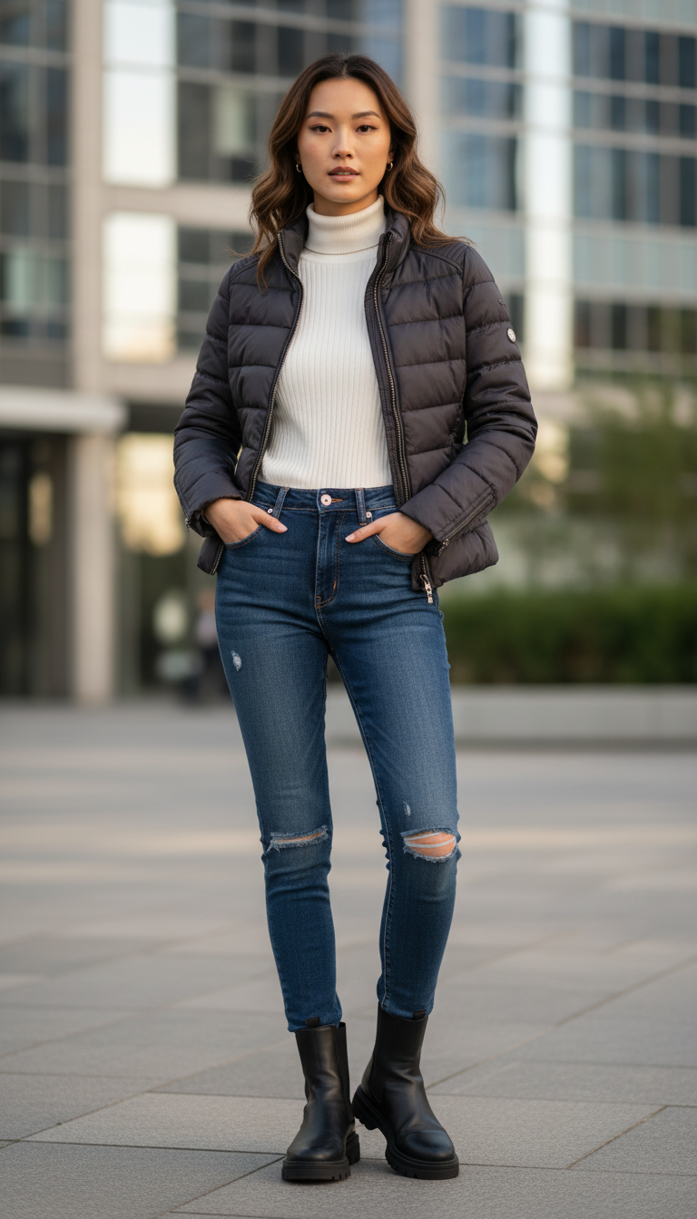 🖤 Doudoune – Élégance et confort à la française Taille 38 ✨