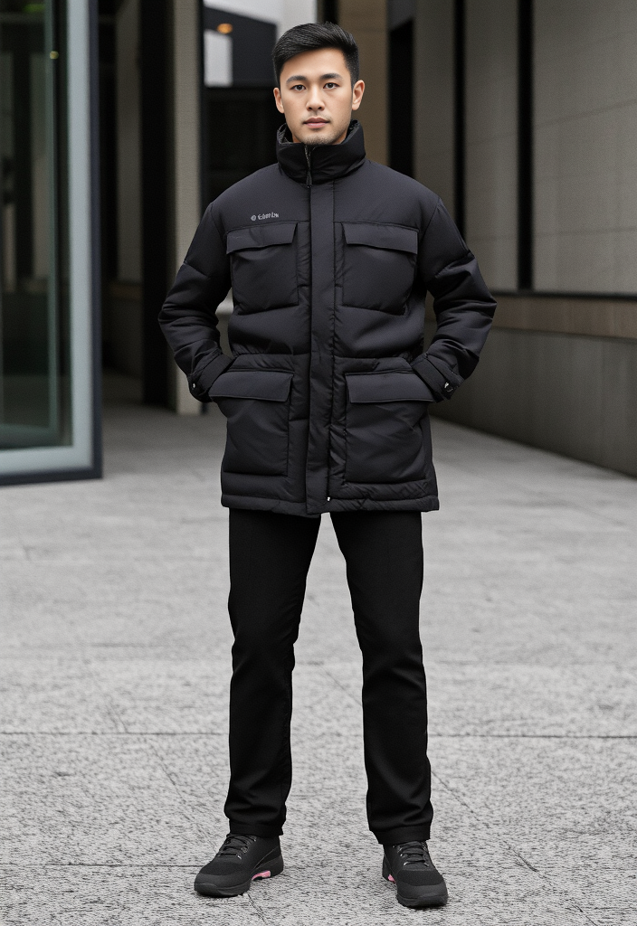 🧥 Doudoune noire Taille L 🧥