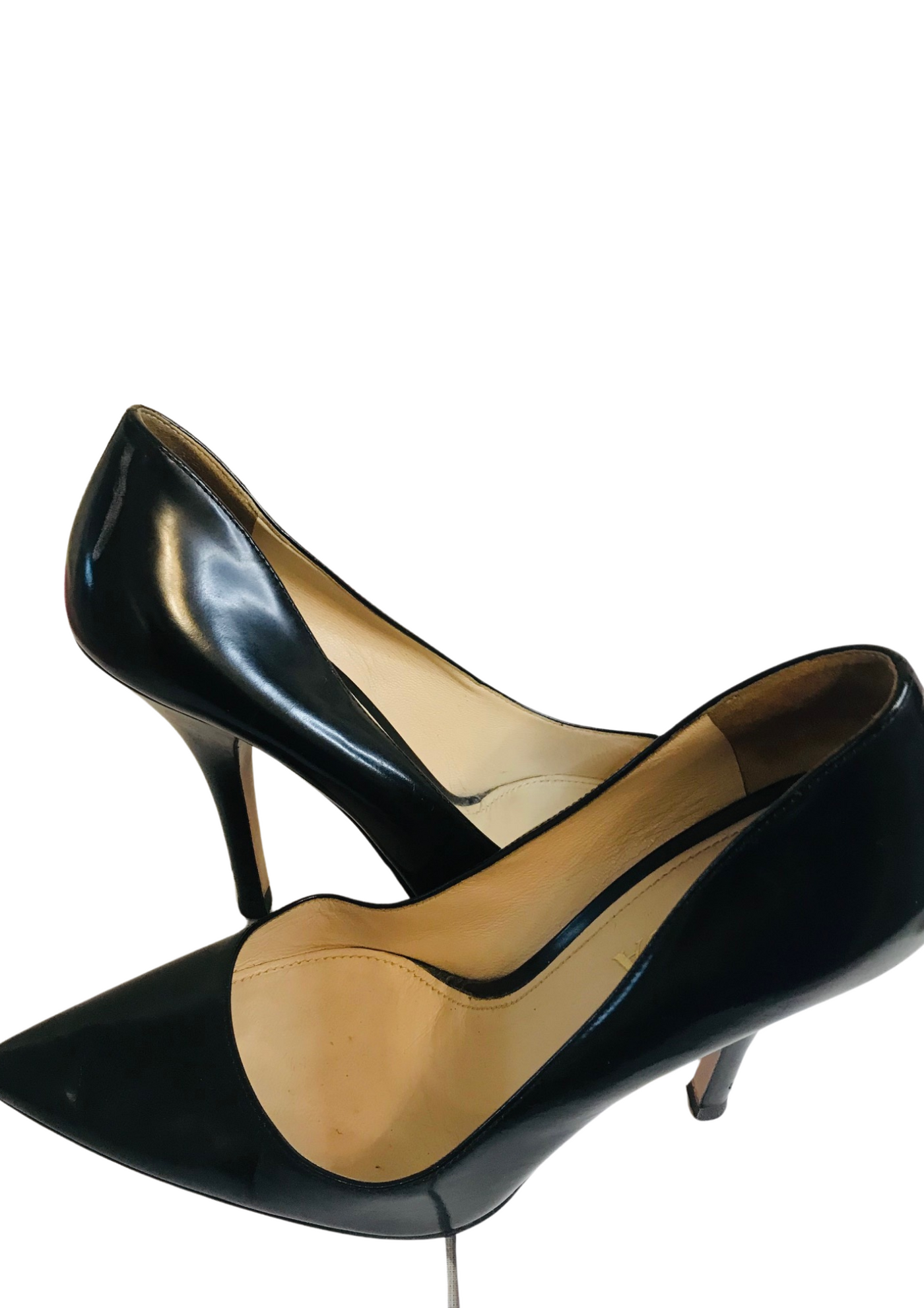 👠 Escarpins noirs en cuir – Pointure 36,5 ✨🖤