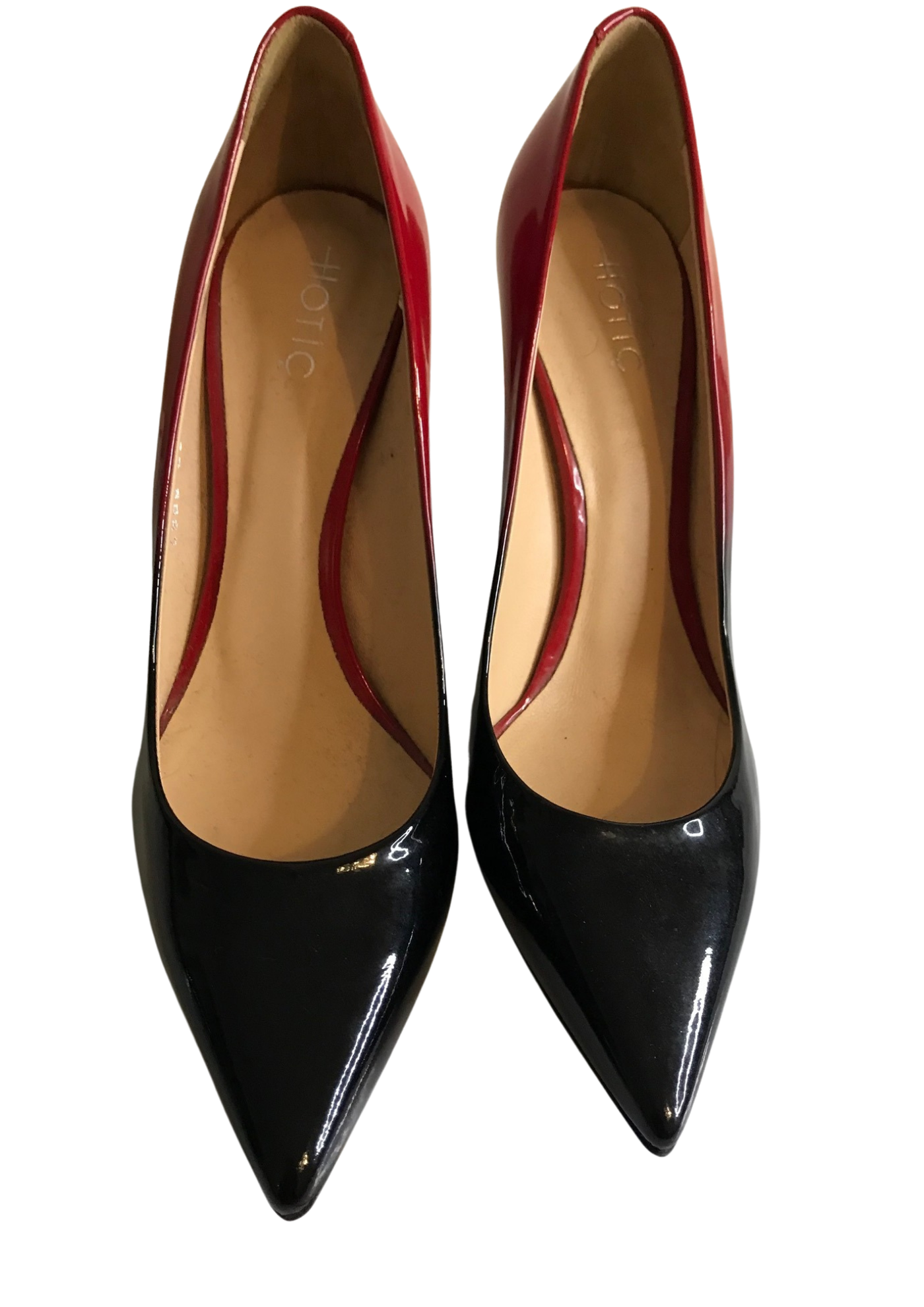 🌟 Escarpins bicolores en cuir Pointure 39 🌟