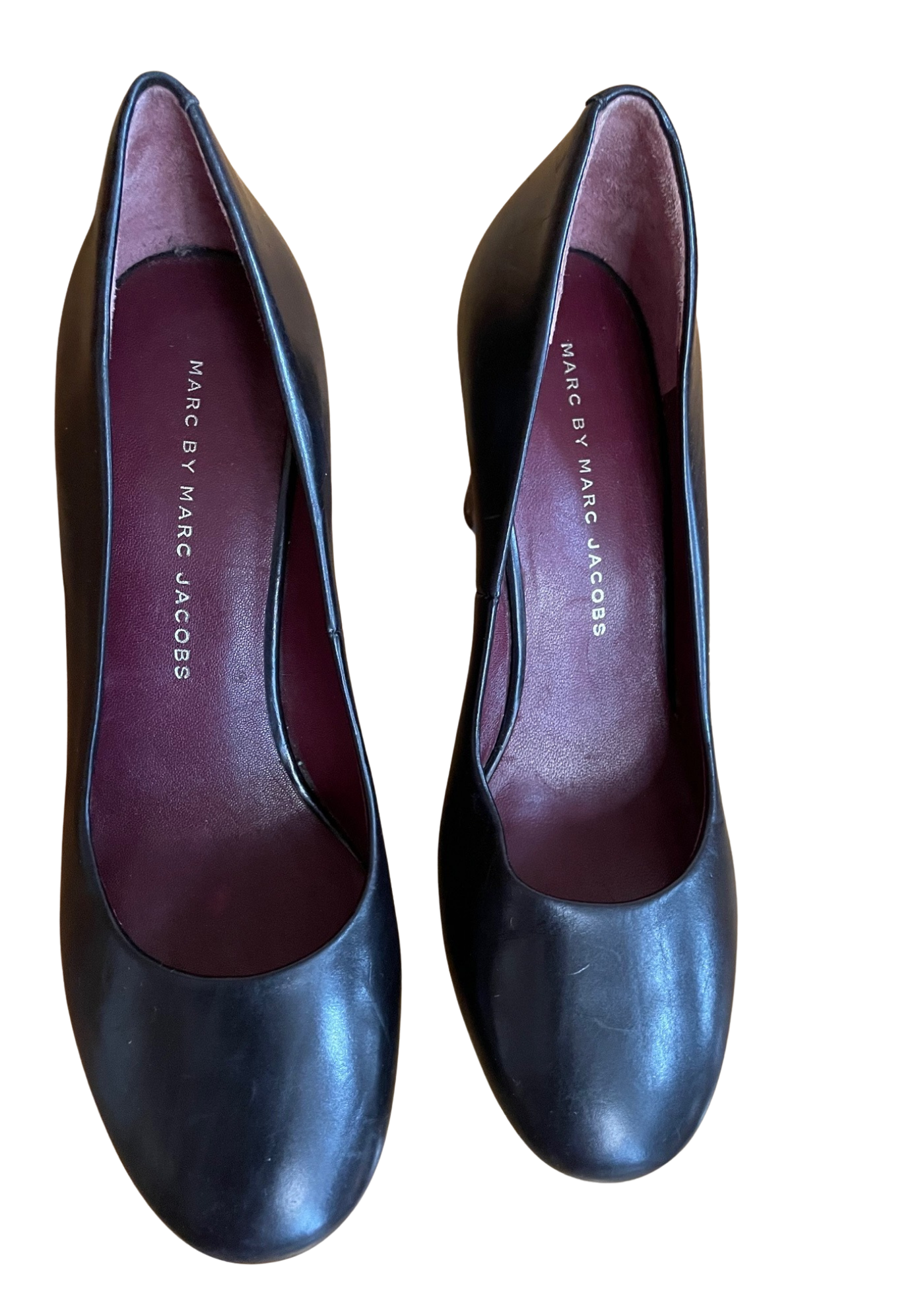 Escarpins cuir noir à talons effet python – Pointure 36 🐍