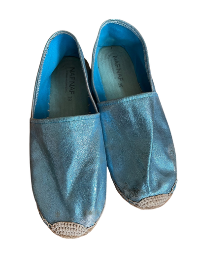 🌟 Espadrilles bleues brillantes Pointure 39 🌟