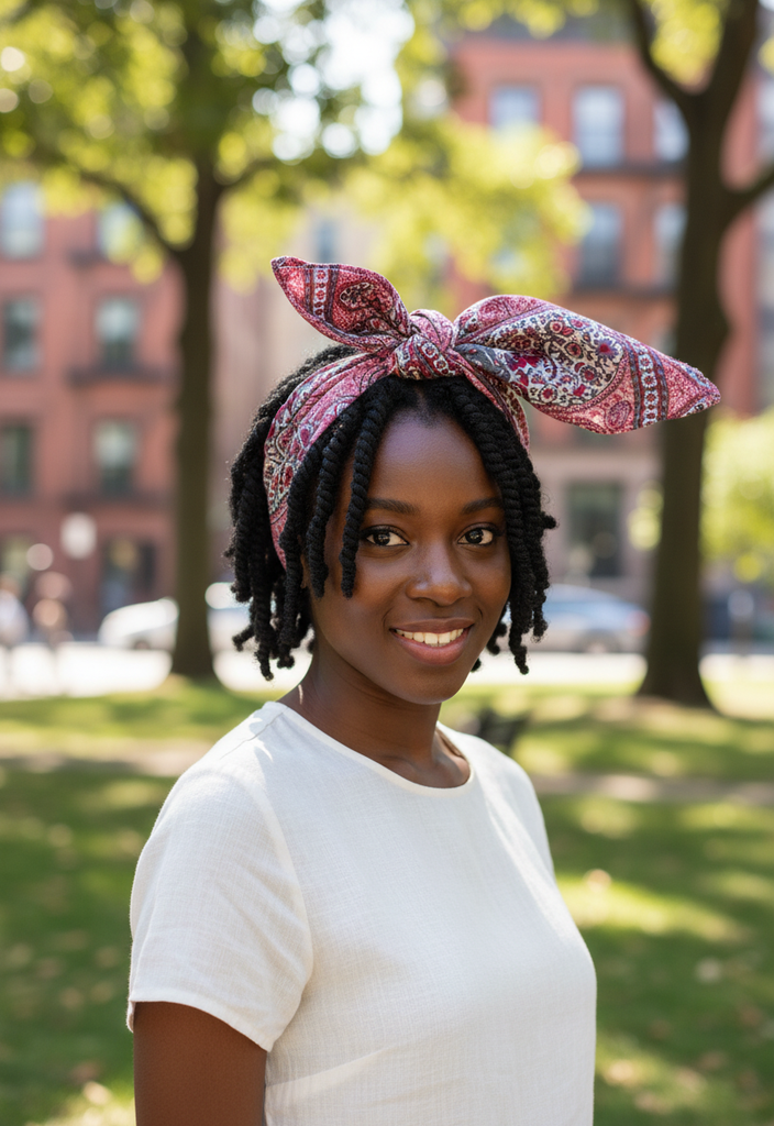 ✨ Foulard Bohème format carré✨