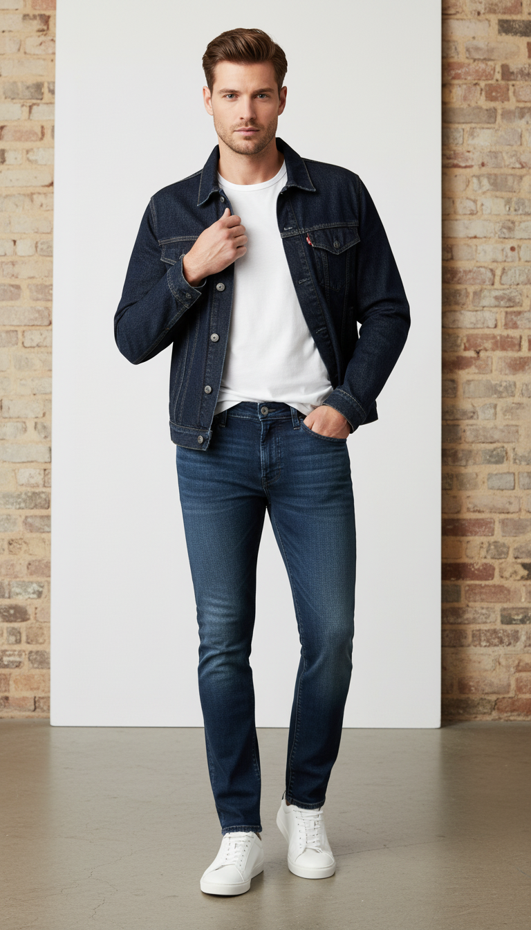 👖🔥 Jean slim Homme Taille 34x34 ✨