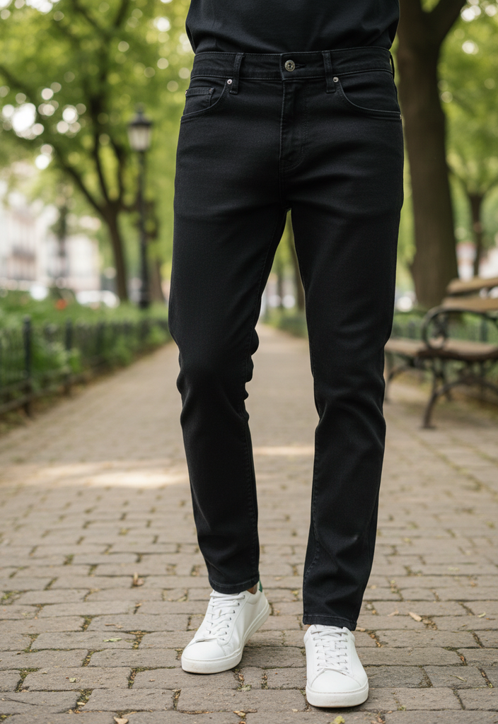 🖤 Jean droit noir  – Taille 40 🖤
