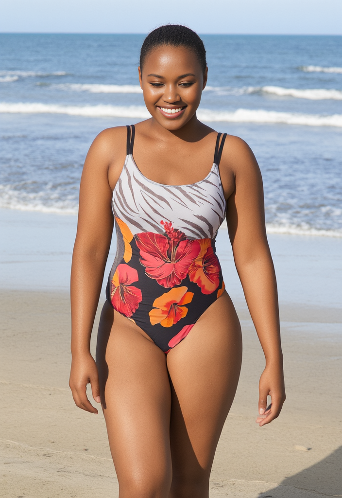 🌺 Magnifique maillot de bain floral Taille 42 🌺