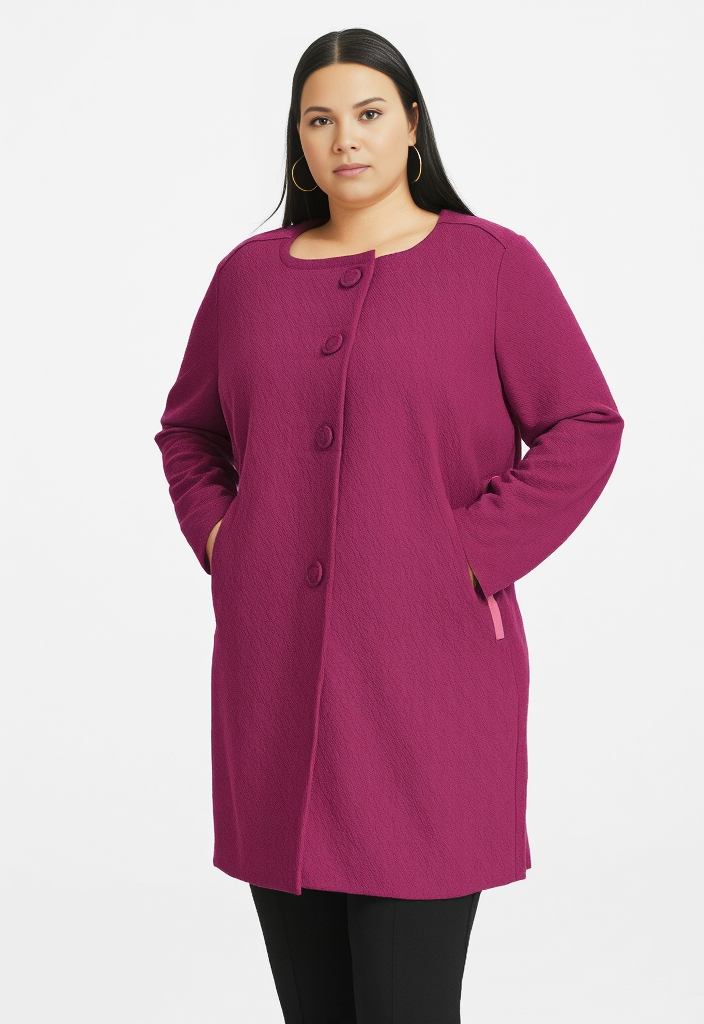 🌟 Manteau en tissu mélangé Taille 48 🌟