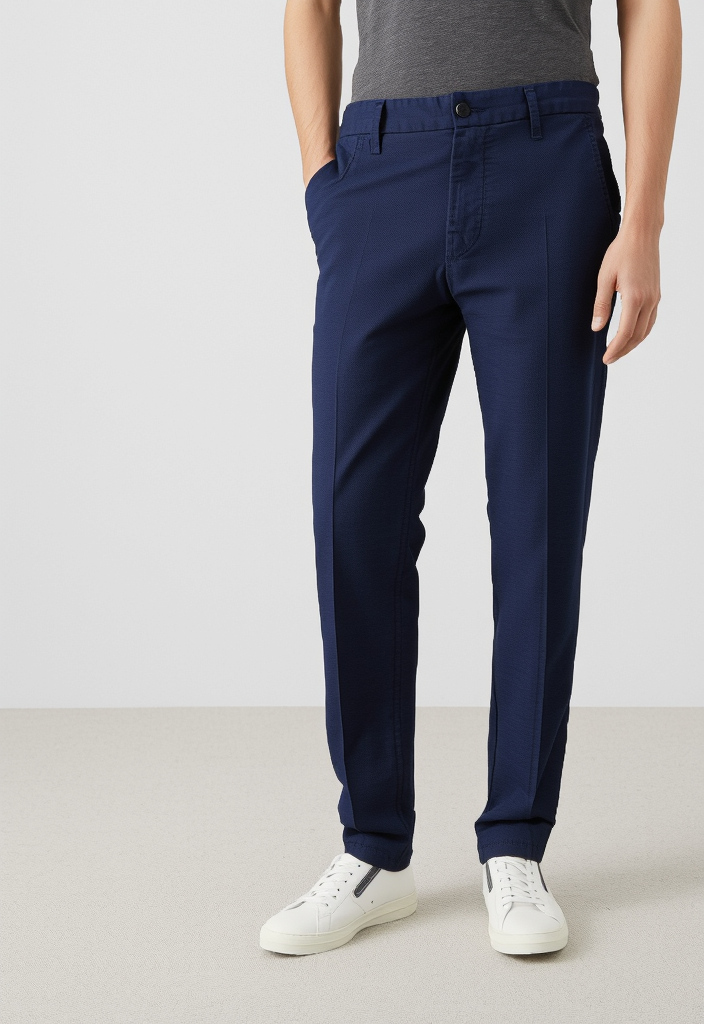 👖✨ Pantalon Chino Slim  Bleu Marine – Taille M 💼👌