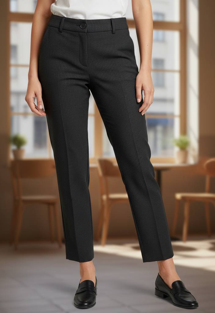 🌟 Pantalon gris anthracite à fines rayures Taille 38🌟