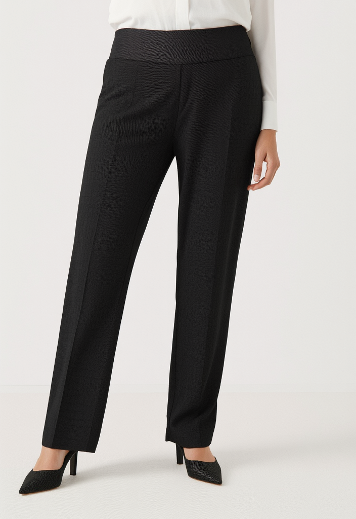 👖 Pantalon chiné en coton  polyester – Taille 36 (Made in Italy) ✨