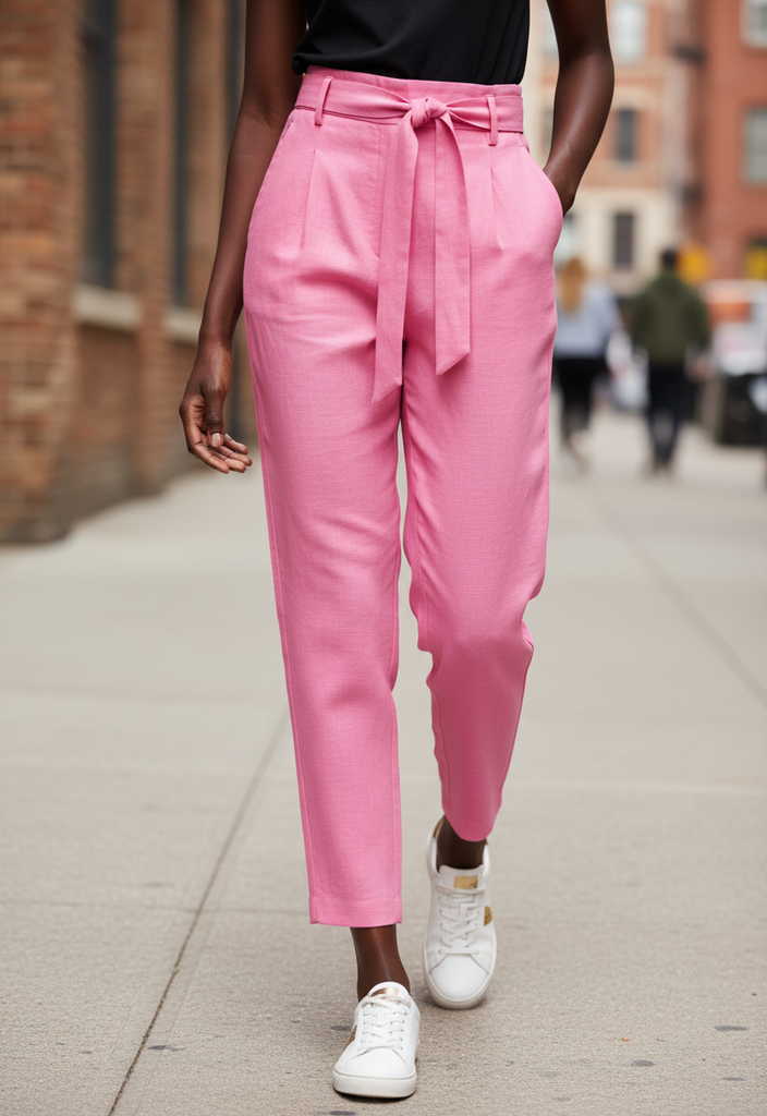 🌸 Pantalon droit rose – Taille 36 (Neuf) 💕👖