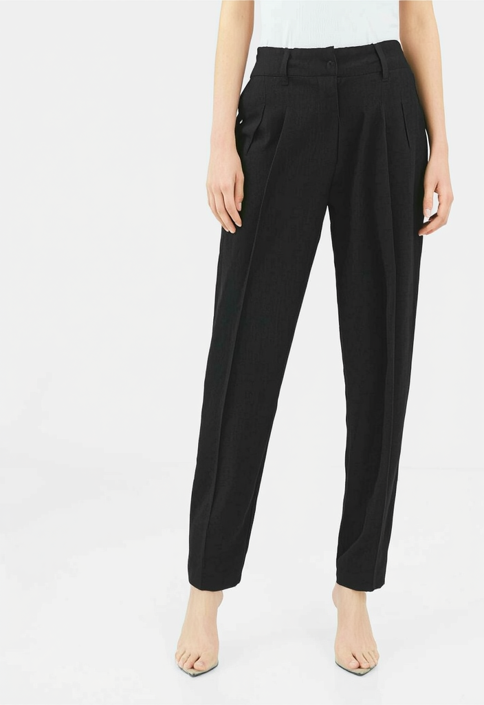 🖤✨ Pantalon Tailleur Noir en lin – Taille 36 🌟👖