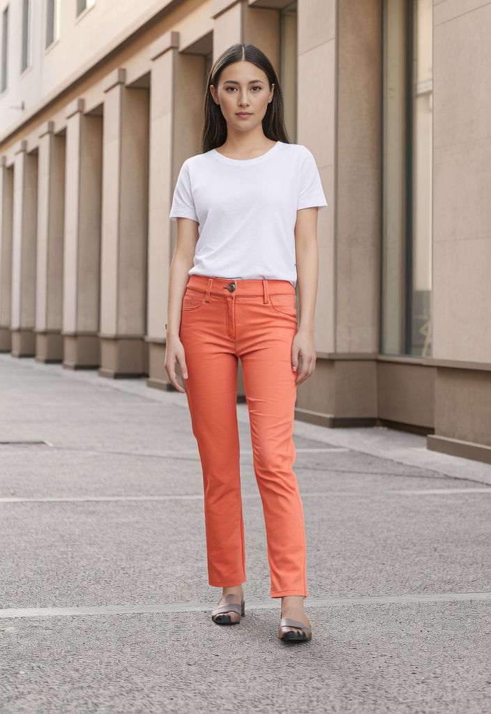 🌟 Pantalon orange Taille 38🌟