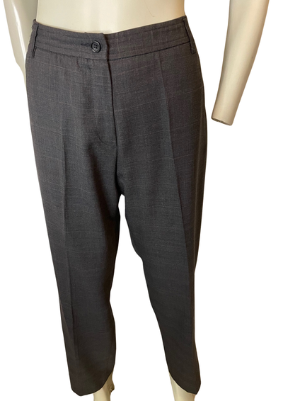 🌟 Élégant pantalon gris en laine Taille 38 🌟