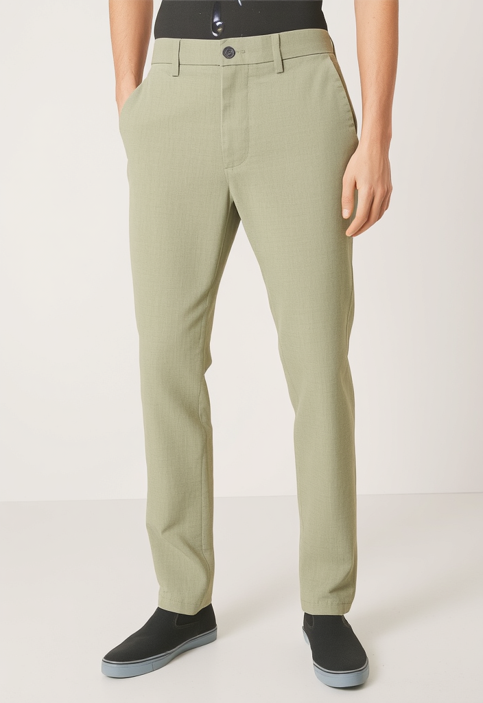 🌿👖 Pantalon droit kaki  – Confort & style Taille 42