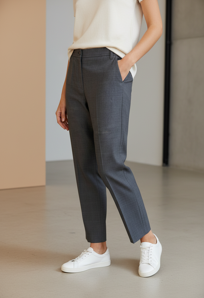 👖 Pantalon en laine vierge  🖤 – Élégance & confort intemporel Taille 38