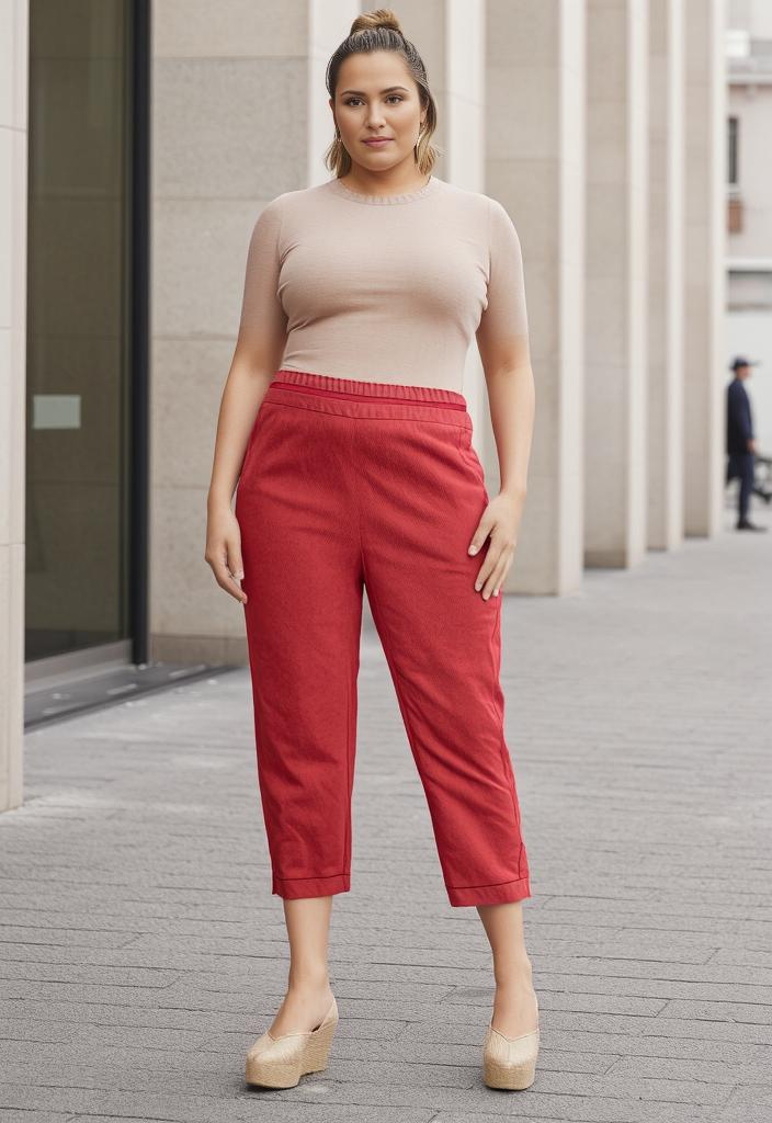🌟 Pantalon en lin Taille 44 🌟