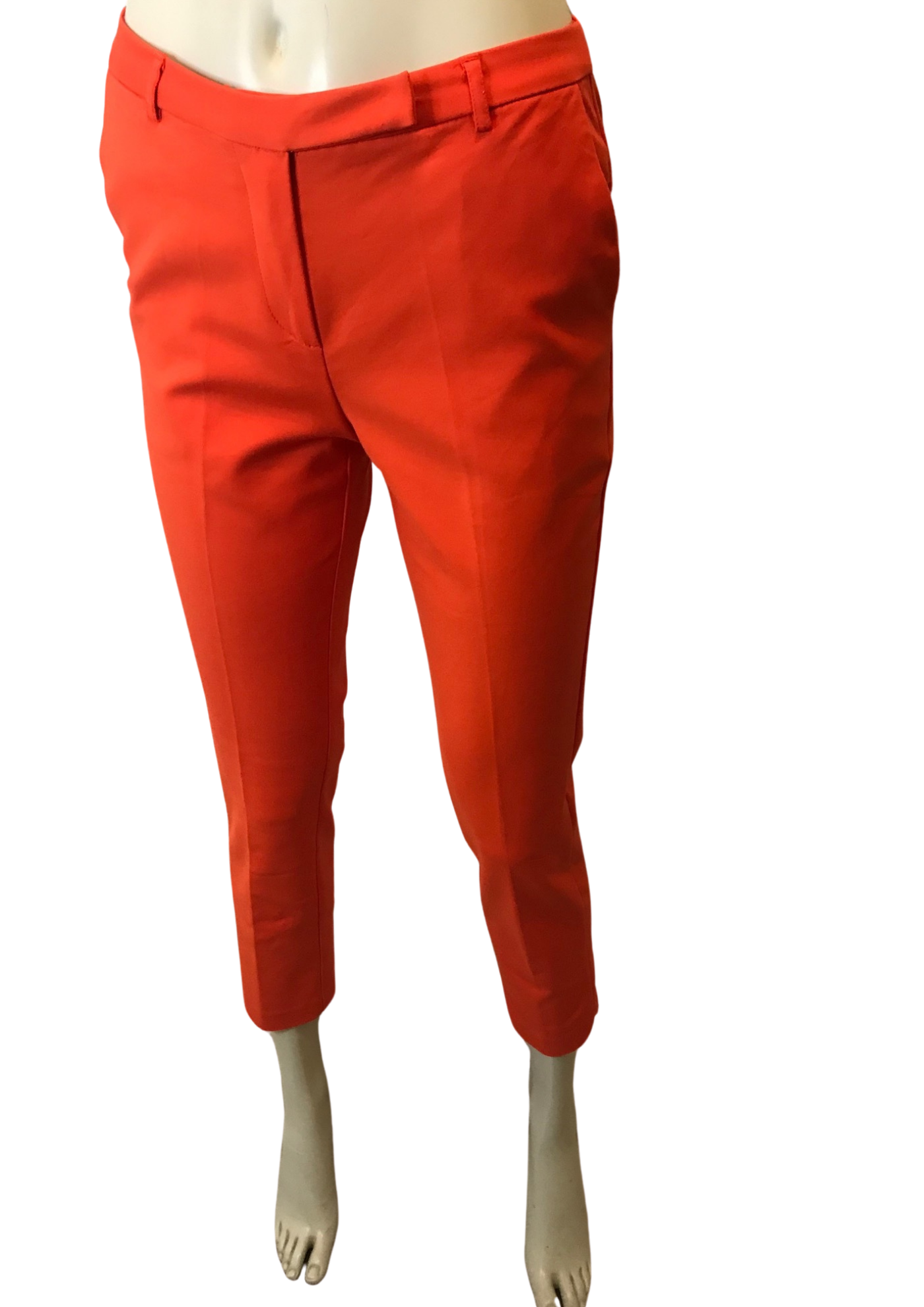 Pantalon cigarette orange – Taille 36 🍊👖