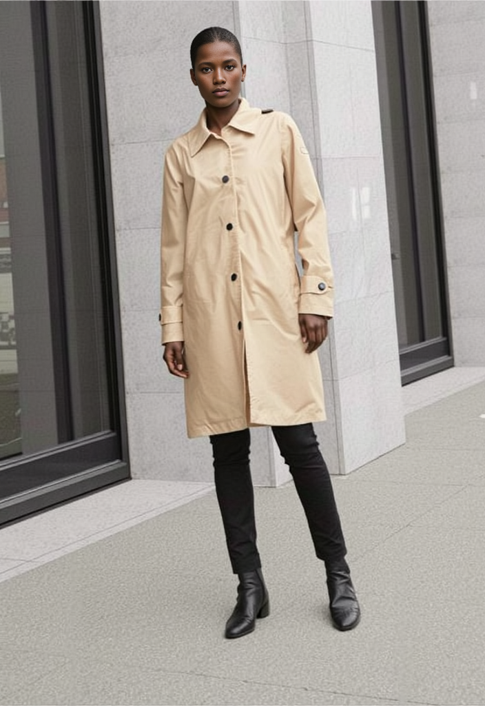 🧥 Parka crème à capuche Taille 38 (Neuf) 🧥