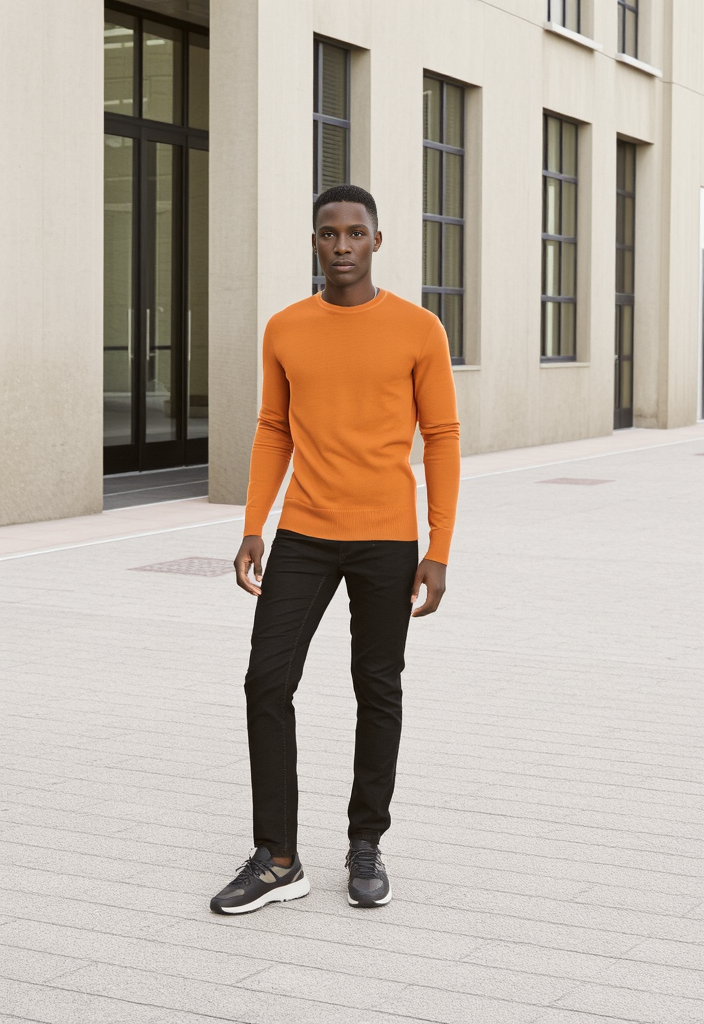 🧡 Pull orange Taille M 🧡