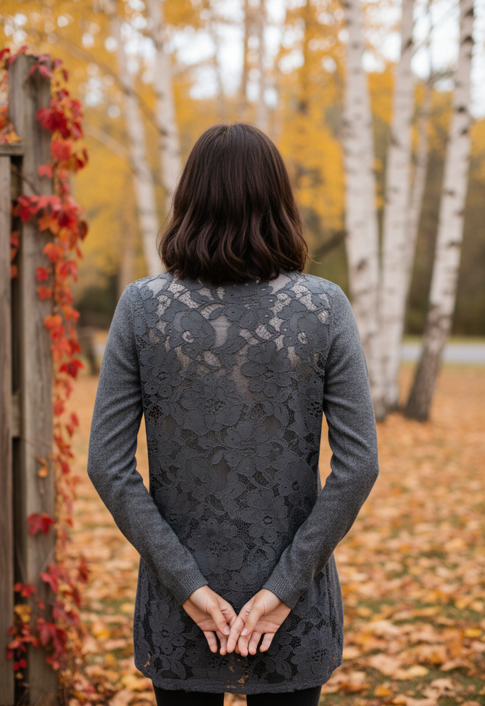 ✨Pull tunique dentelle dos Taille 38 ✨