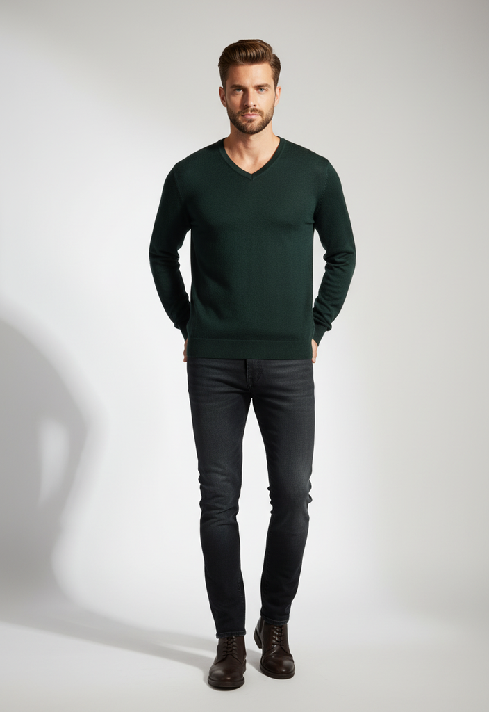 🟢 Pull Pure Laine Vierge Taille L 🟢