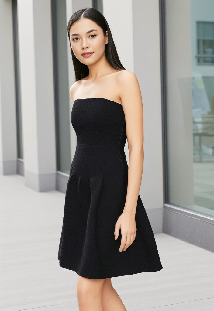 🖤 Robe élégante bustier en brocard Taille 38 🖤
