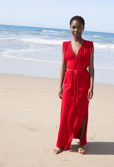 🌟 Robe élégante rouge Taille 34 🌟