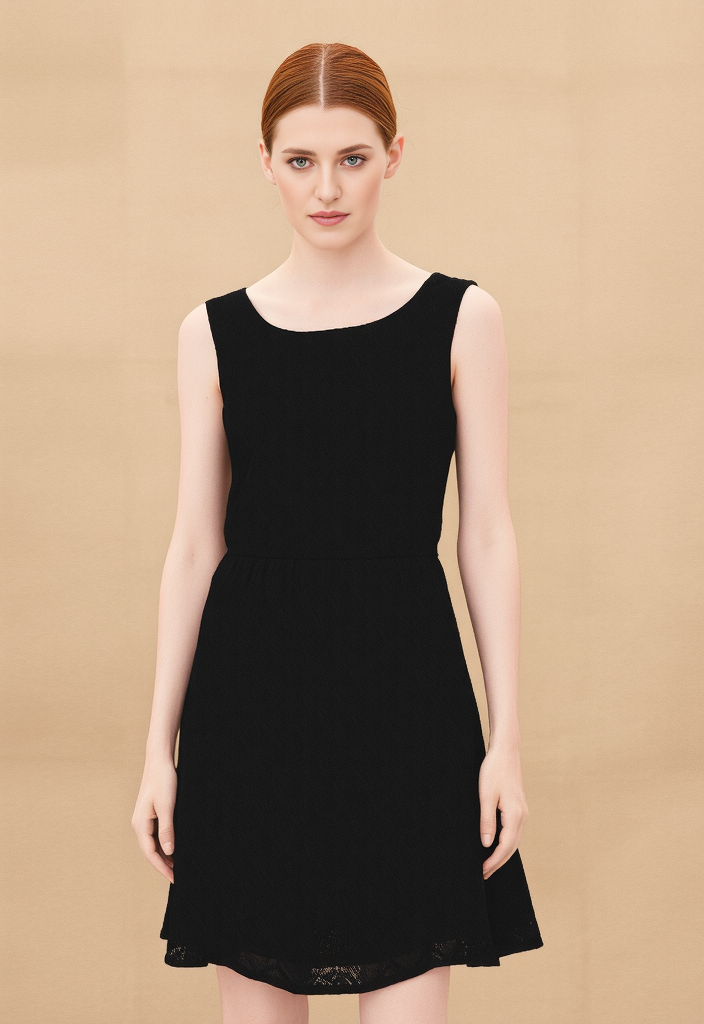 Robe courte en dentelle noire – Taille 36 💃