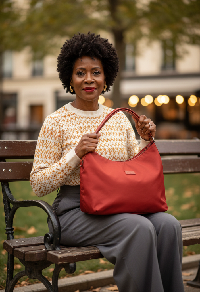 👜 Sac porté épaule rouge 🔥