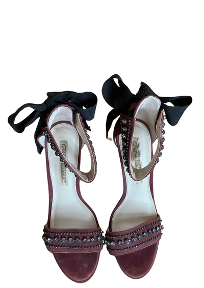 💥 Sandales à talons en cuir Pointure 38 💥