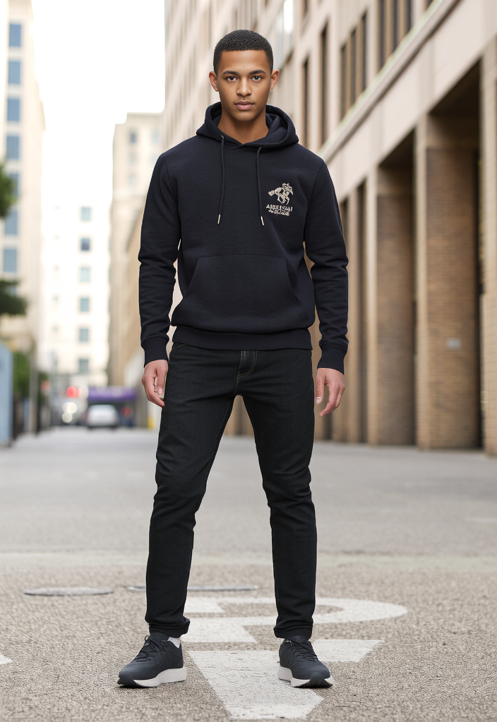 🧥 Sweat à capuche American College Taille S 🧥