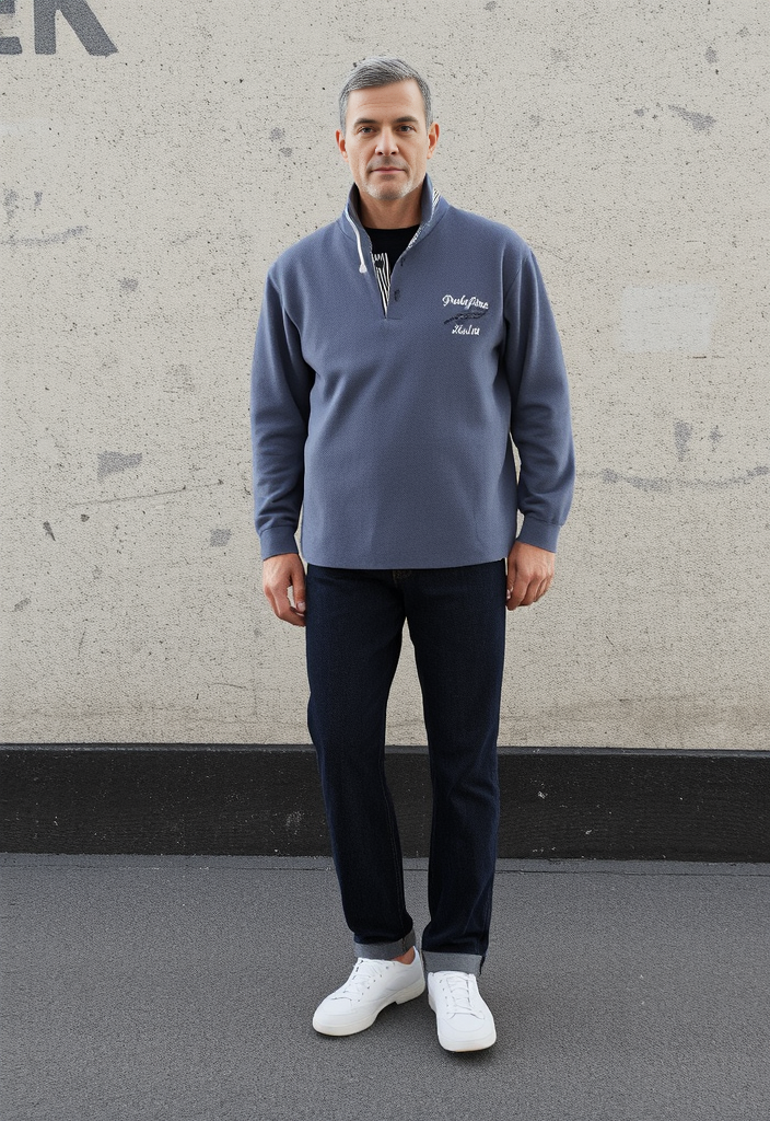 🌀 Sweat-shirt bleu Taille L 🌀