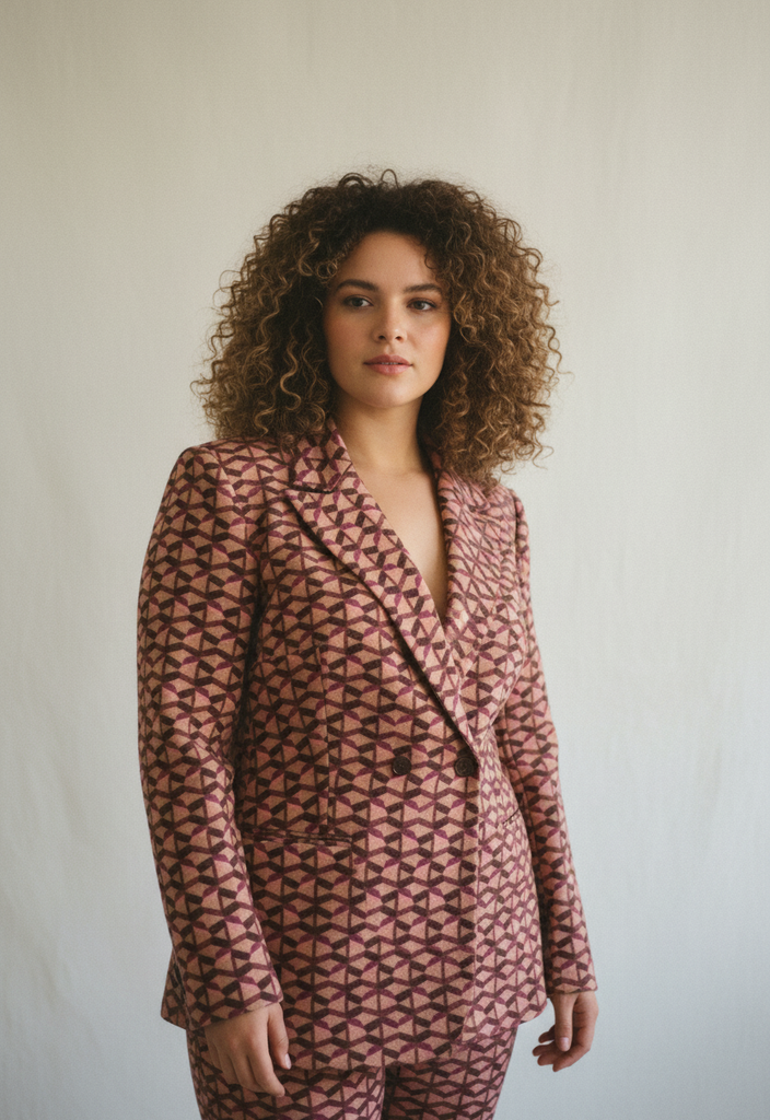💫 Veste à Motifs Géométriques Taille 44 (Neuve)💫