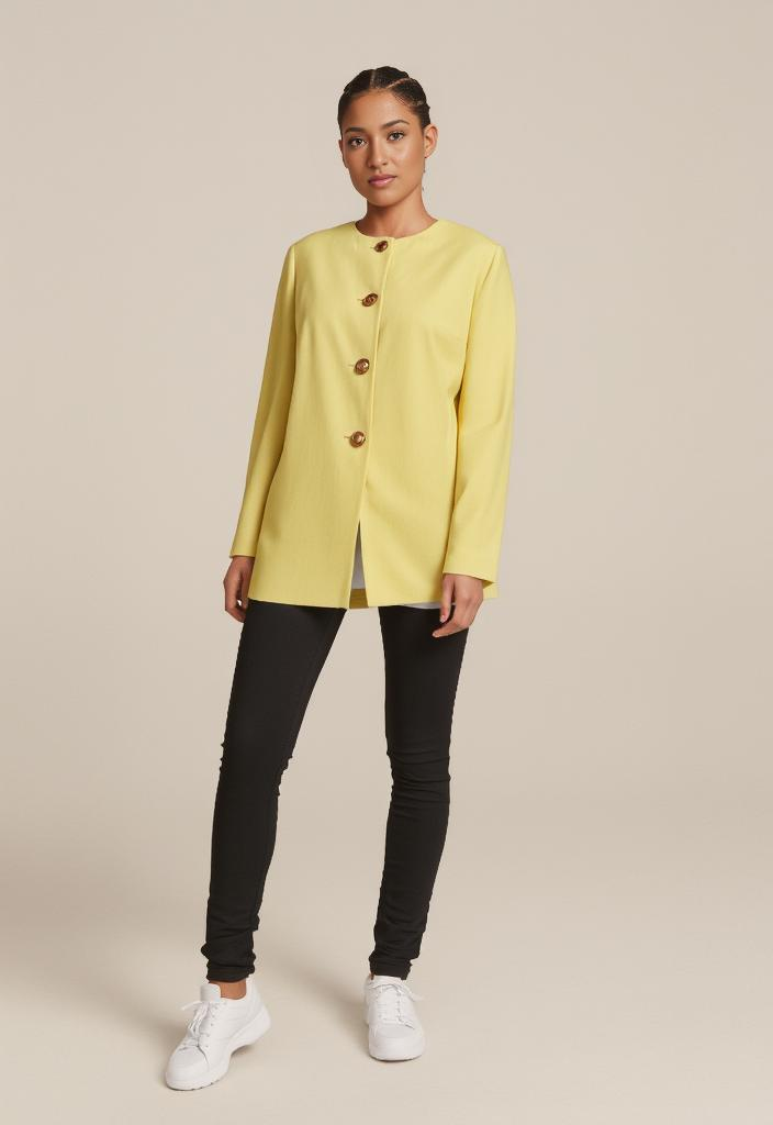 💛 Élégante veste jaune Taille 40 💛