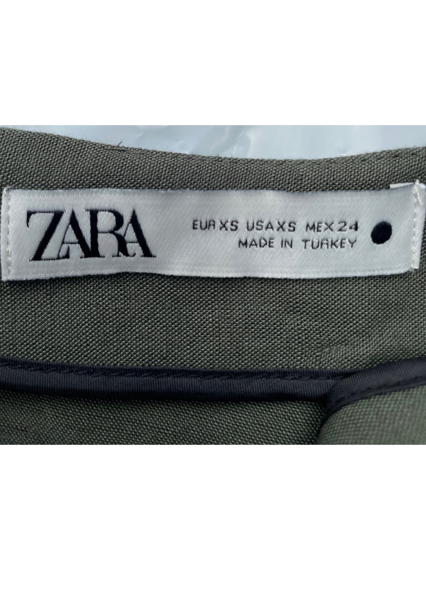 💥 Jupe drapée verte Taille 34 💥