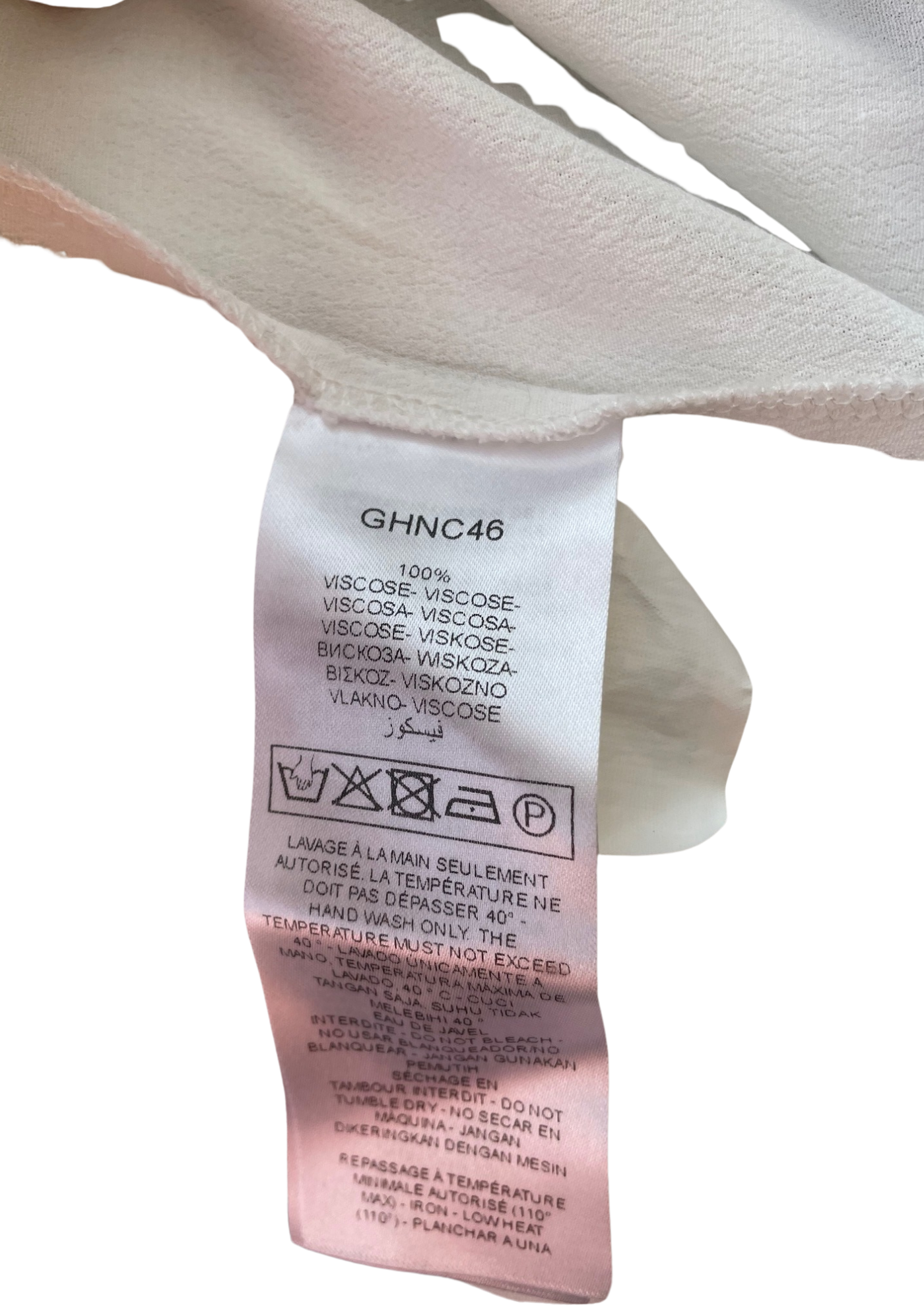 🌟 Chemisier blanc perlé Taille 34 🌟