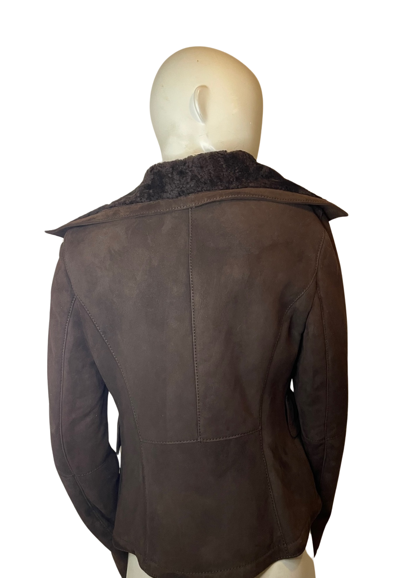 🌟 Manteau en peau lainée Taille 38 🌟